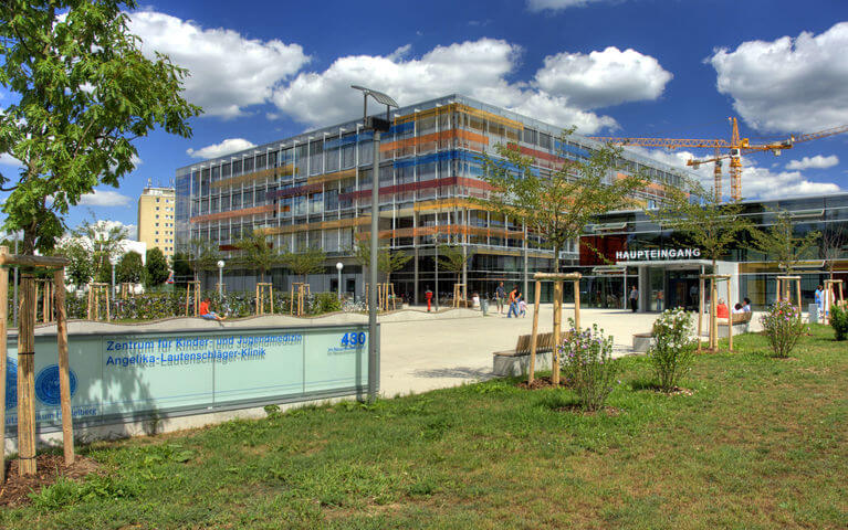 Gebäude des Uniklinikum Heiedelberg