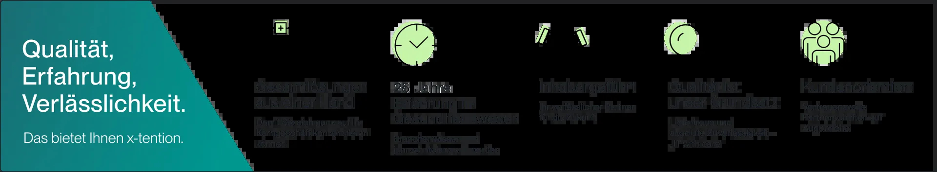 Grafik "Das bietet Ihnen x-tention"