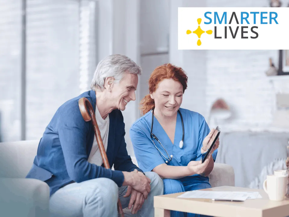 gutes Leben im Alter Pflegerin Sozialwesen Pflege