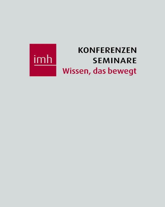 imh Forum Spital IT & Digitalisierung Logo auf grauem Hintergrund zur Veranstaltungsankündigung