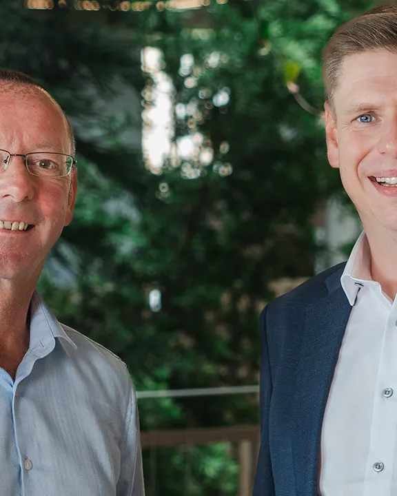 Manuel Nedbal, CEO von SecurITe, und Bernhard Aigenbauer-Binder, COO von SecurITe