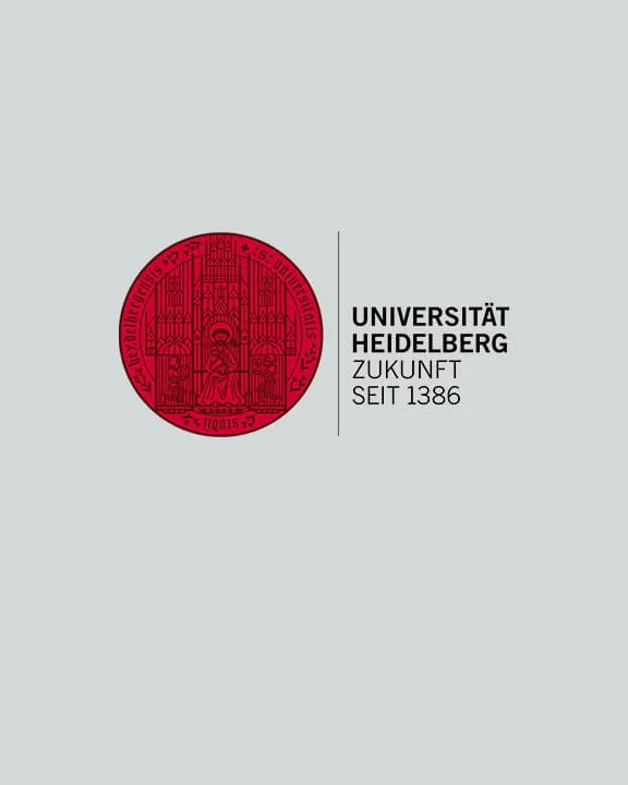 Logo der Universität Heidelberg in offizieller Darstellung.